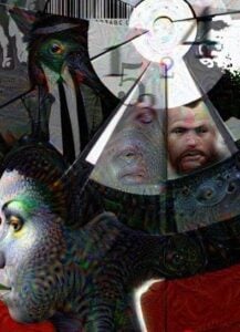 Instant Elsewhere - deep dream version - detail
